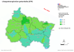 Vignette Image 4 : Cumul mensuel de l'évapotranspiration potentielle (ETP) en mars 2025