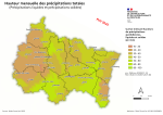 Vignette Image 6 : Cumul mensuel des hauteurs de précipitations totales - mai 2025