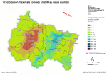 Vignette Image 4 : Précipitation maximale tombée en 24H en mars 2025