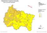Vignette Image 5 : Température moyenne mensuelle (écart à la normale 1991-2023) - avril 2025
