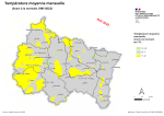 Vignette Image 6 : Température moyenne mensuelle (écart à la normale 1991-2023) - mai 2025