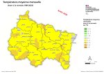 Vignette Image 8 : Temp&eacute;rature moyenne mensuelle (&eacute;cart &agrave; la normale 1991-2023) - avril 2026