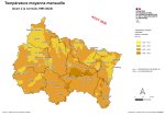 Vignette Image 5 : Temp&eacute;rature moyenne mensuelle (&eacute;cart &agrave; la normale 1991-2023) - aout 2026