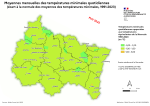 Vignette Image 6 : Moyenne mensuelle des minimas quotidiens (écart à la Normale, 1950-1923) - mai 2025