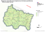 Vignette Image 2 : Moyenne mensuelle des températures minimales quotidiennes en janvier 2025 dans le Grand Est de -10 voir -12°C (aux pieds des Vosges lorraines, Toul, Châlons en Champagne) à -6°C dans le restant de la Région.