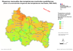 Vignette Image 3 : Moyenne mensuelle des maximas quotidiens (écart à la Normale, 1991-2023) - février 2025