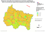 Vignette Image 6 : Moyenne mensuelle des maximas quotidiens (écart à la Normale, 1991-1923) - mai 2025